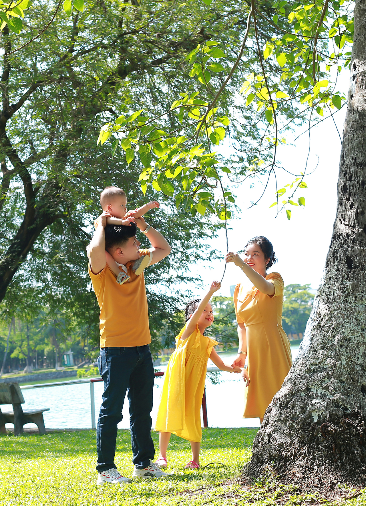 Chụp ảnh trong công viên