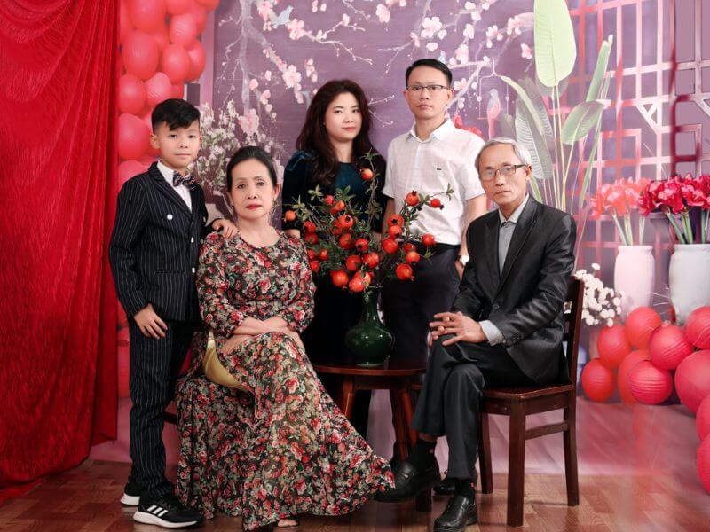 ảnh gia đình 5 người