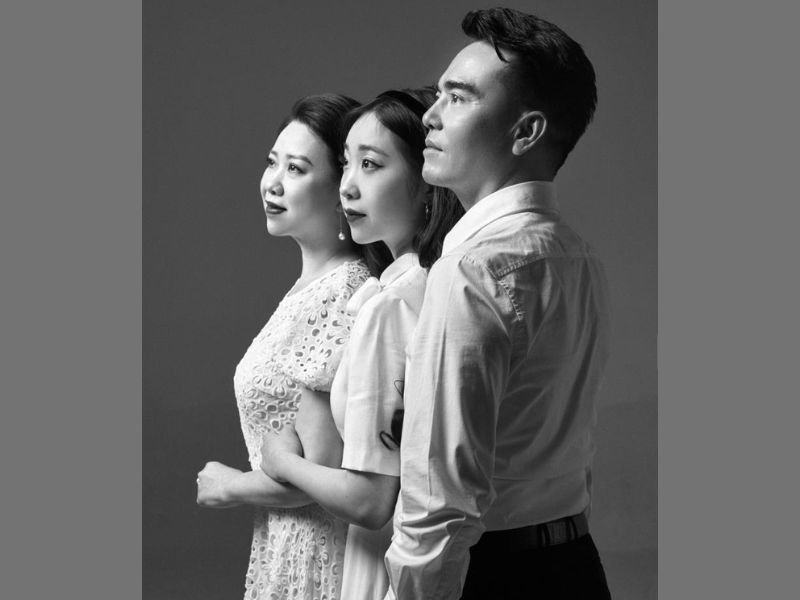ảnh gia đình đen trắng