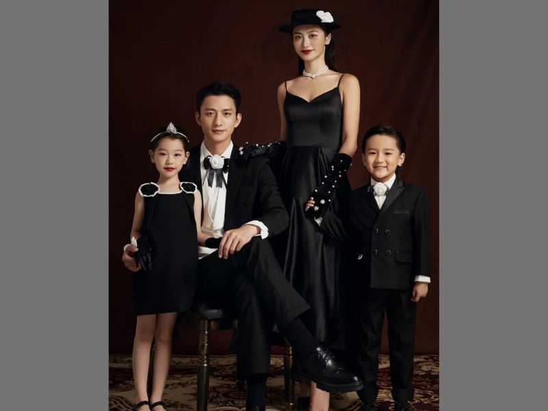 ảnh gia đình đen trắng