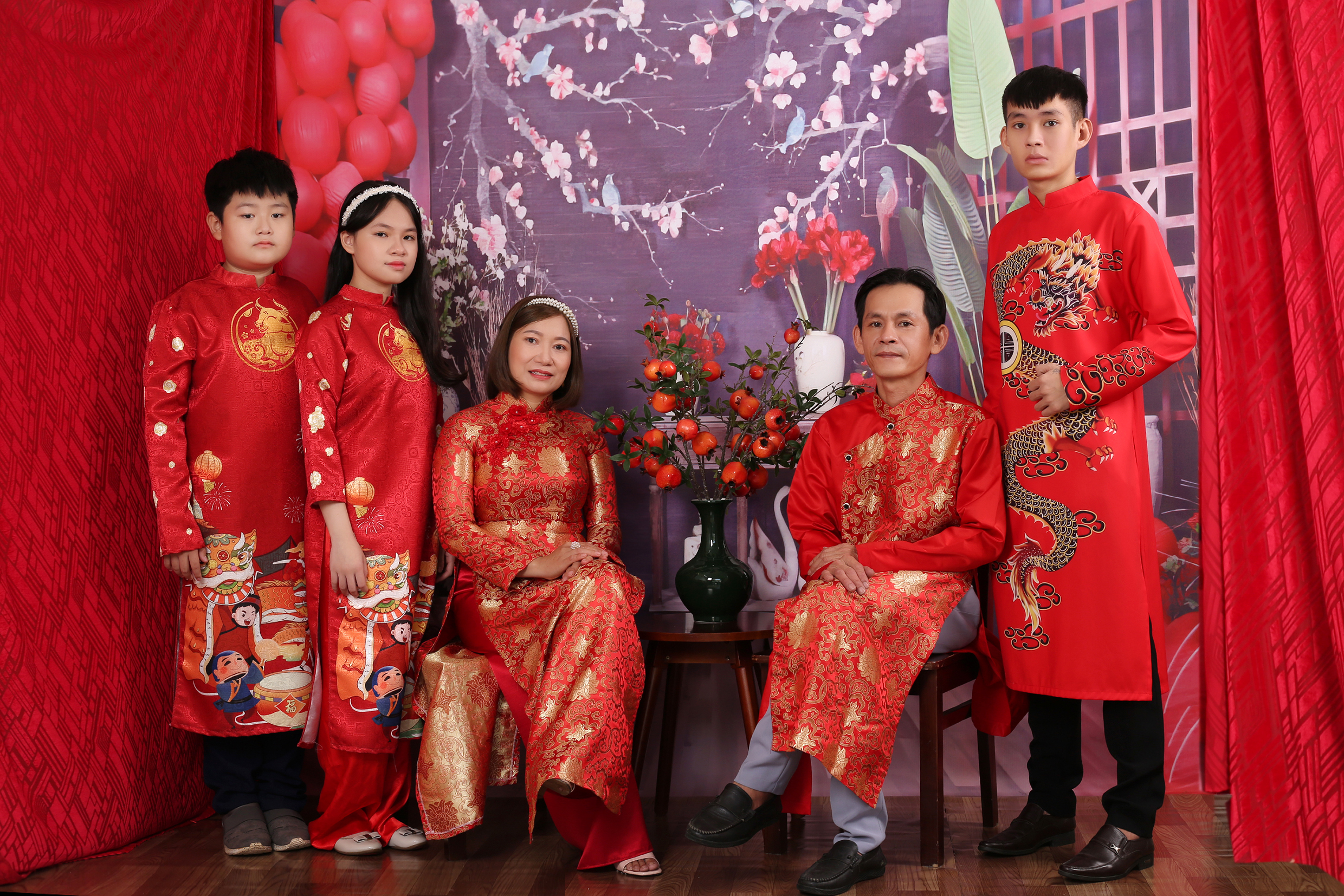chụp ảnh tết cho gia đình Đà Nẵng