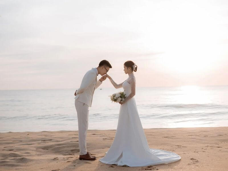 ý tưởng chụp ảnh cưới ở biển
