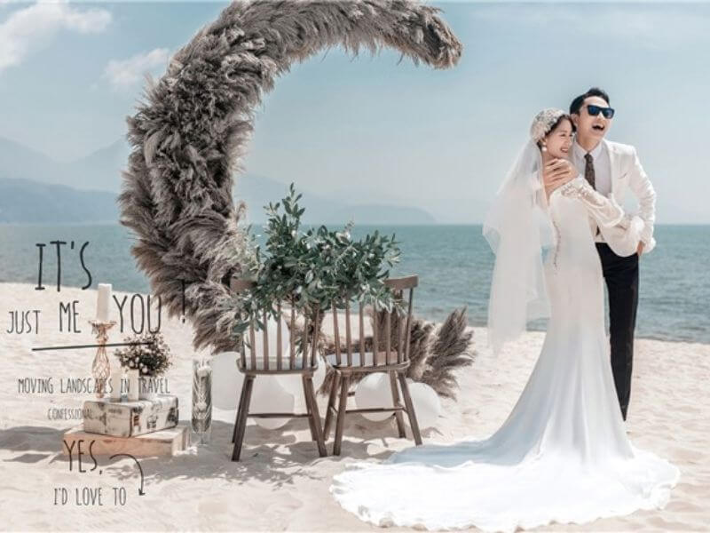 ý tưởng chụp ảnh cưới ở biển