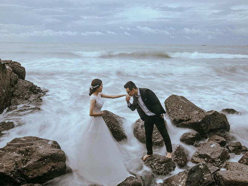 ý tưởng chụp ảnh cưới ở biển