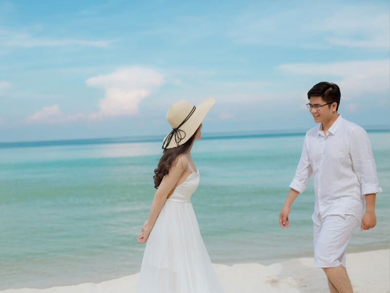 ý tưởng chụp ảnh cưới ở biển