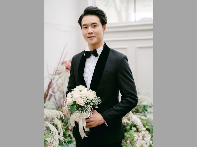 ảnh chú rể một mình