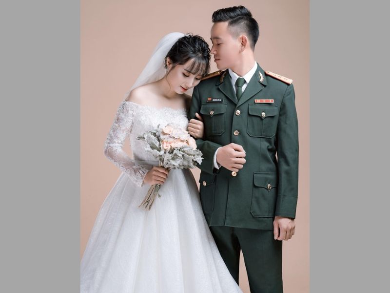 ảnh cưới bộ đội