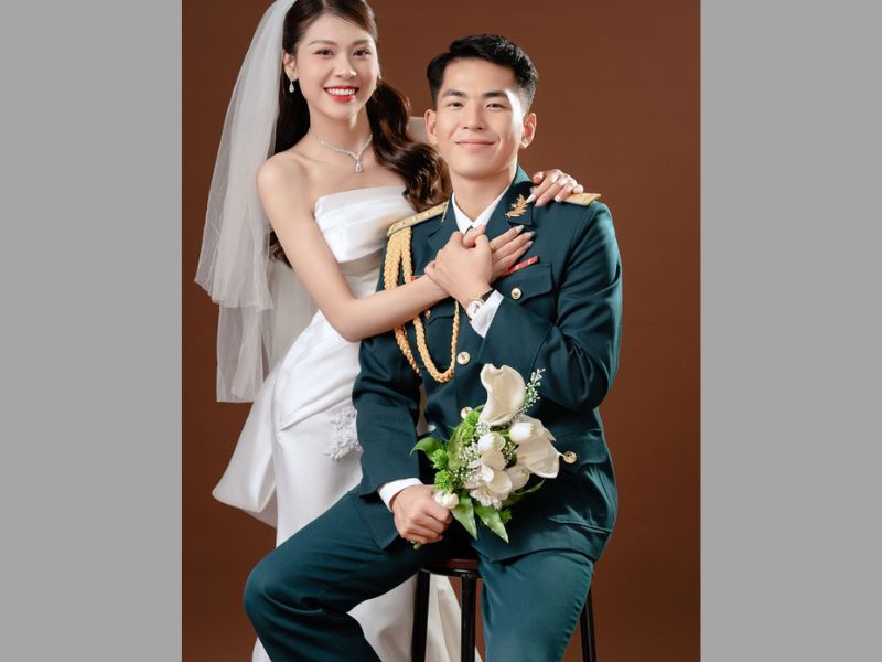 ảnh cưới bộ đội