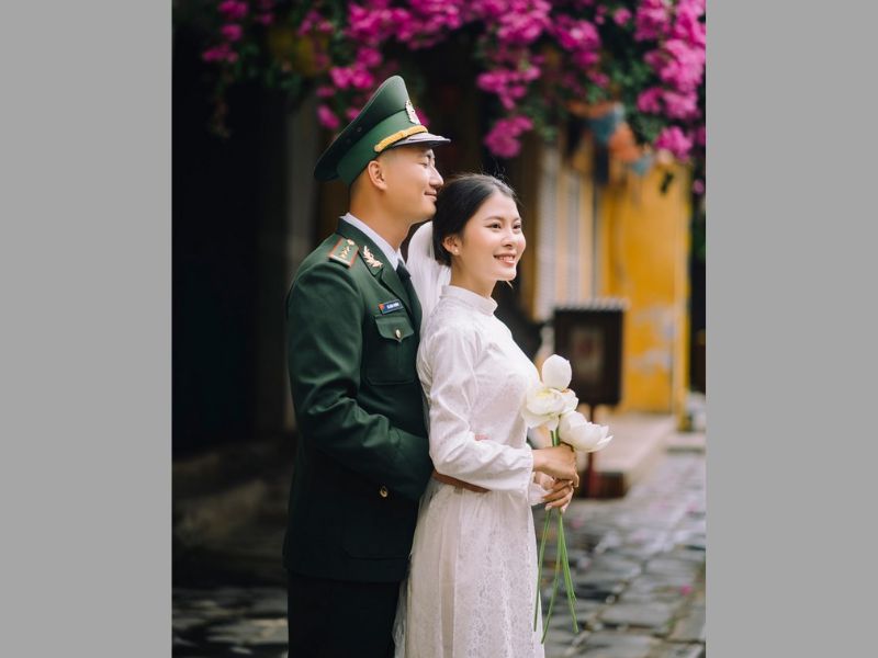 ảnh cưới bộ đội