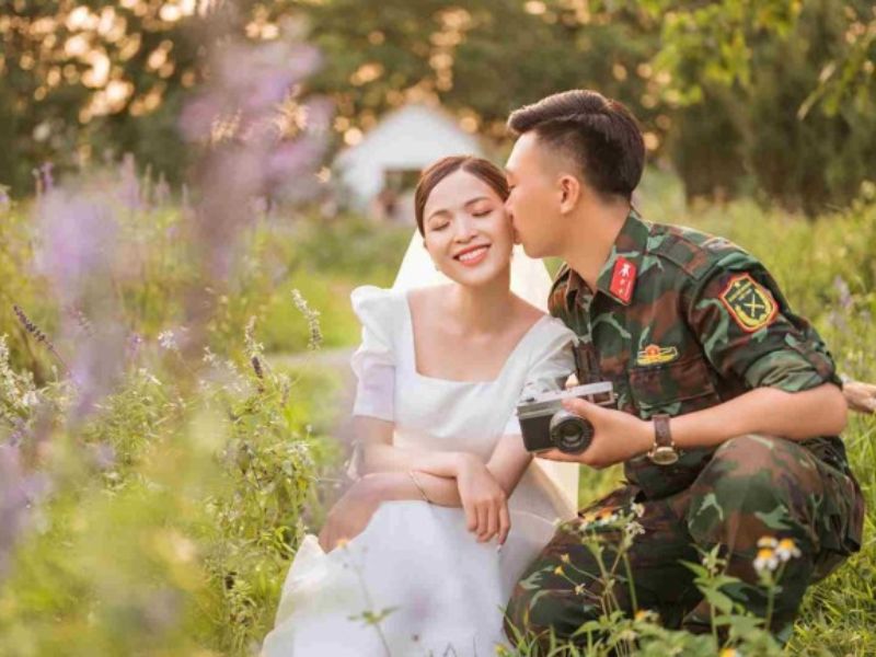 ảnh cưới bộ đội