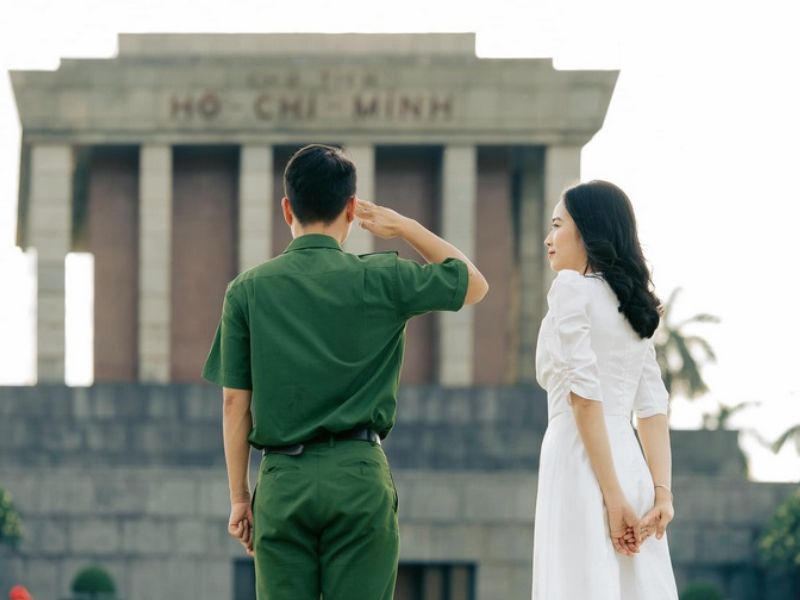 ảnh cưới công an đẹp