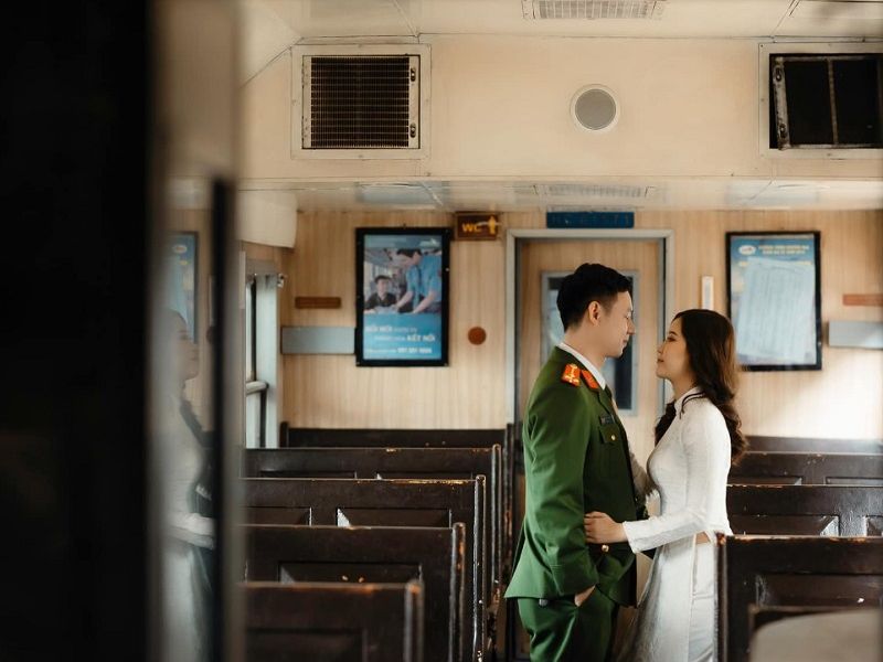 ảnh cưới công an đẹp