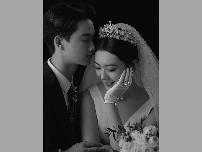 ảnh cưới đen trắng Đà Nẵng
