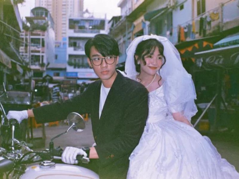 ảnh cưới thập niên 90