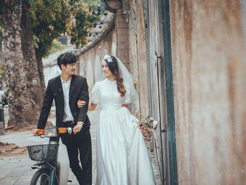 ảnh cưới thập niên 90