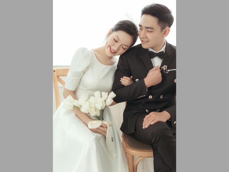 ảnh cưới đẹp trong studio