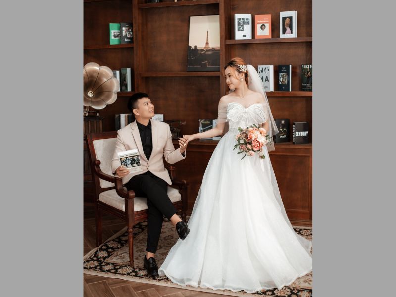 ảnh cưới đẹp trong studio