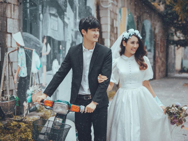 ảnh cưới ngày xưa