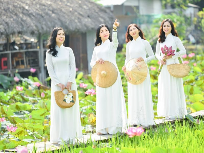 chụp ảnh gia đình áo dài