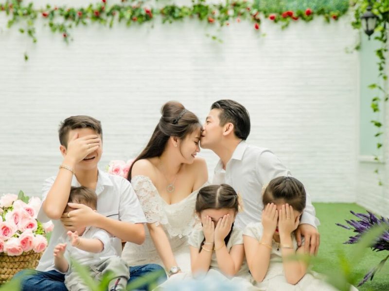 chụp ảnh gia đình tại nhà Đà Nẵng