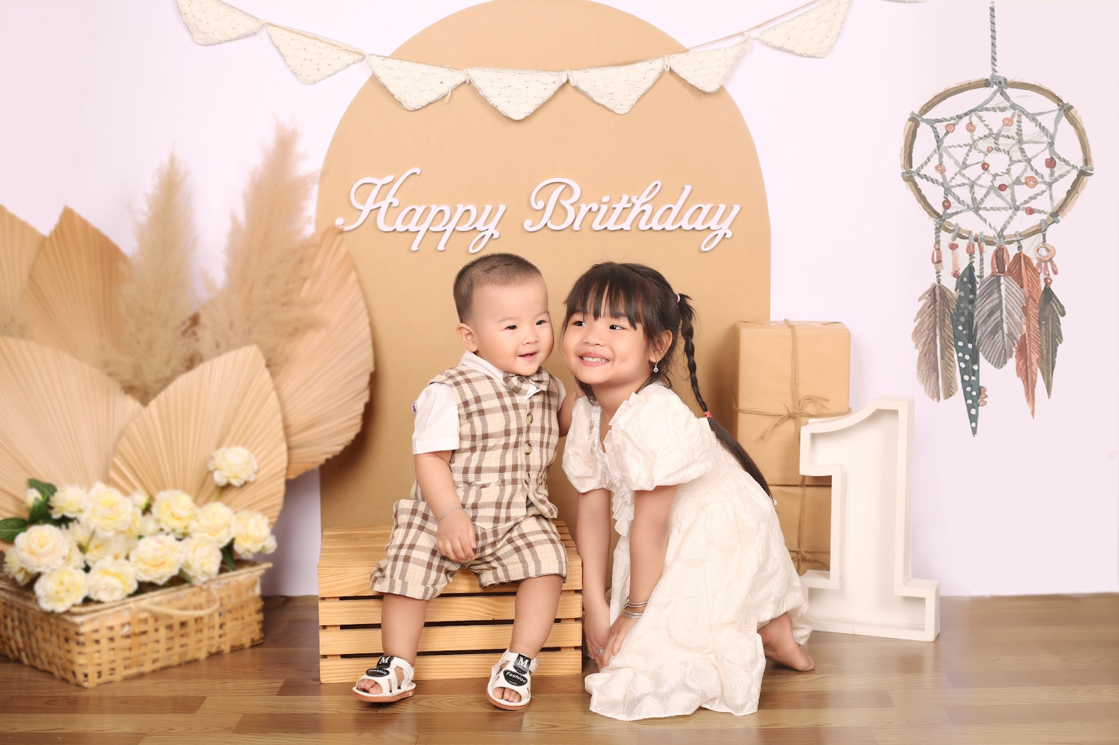 chụp ảnh thôi nôi gia đình